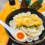 麺紡 - ぶっかけ魚鶏豚 鶏天載せ