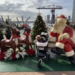 RHC CAFE - クリスマスの飾りをバックにパチリ♪