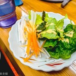 麺紡 - 無料の野菜サラダ