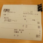 ごはん処 藤井堂 - レシート 880円 (2024.12.26)