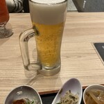 牛たん炭焼き 利久 - ビール