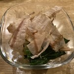 春のお店 - 法連草おひたし