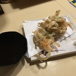 居酒屋がんこ - ホタテ小柱かき揚げ