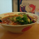 ごはん処 藤井堂 - 赤の尾道ラーメン (税込)990円 ※正面から (2024.12.26)