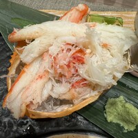 横浜 かに幸 - ズワイガニの甲羅盛り