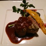 Takasago Saryou - 加工牛肉の香草パン粉焼き