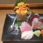俺の魚を食ってみろ!! - (2014/6/2)刺身七種盛り。別名「俺の玉手箱」・・・愛媛の真鯛の写真撮り忘れちゃいました(>_<)