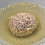 中国料理マスキ - 上海蟹と豚ミンチのアップ