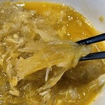 中国料理マスキ - フカヒレを持ち上げてみました