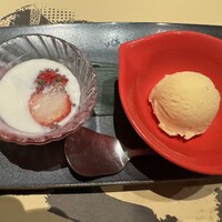 鹿児島華蓮 銀座店 - 鶏飯の後のデザート