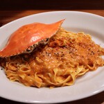 Hachihare - 渡り蟹のパスタ トマトクリーム