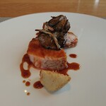 フィエルテ - 肉料理〜妻有豚の一皿