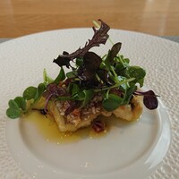 フィエルテ - 前菜三杯品目〜穴子をメインにした一皿