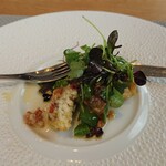 フィエルテ - 絶対の焼き上がりを楽しんだ穴子メインの一皿