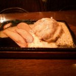 ヴィレッジハウス佳林 - しのぶちゃんスペシャル定食（ポテトハンバーグ）
