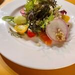 Au Depart Cinq fers - コース　サラダ