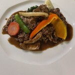 Au Depart Cinq fers - コース　メイン　牛肉料理