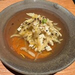 呑小路 やま岸 - 野菜　白才とおあげたいたん