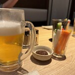 大銀杏 栄店 - ビールとお通し