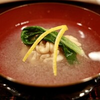 四ッ谷 みね村 - 真鱈の白子の御椀 聖護院蕪のみぞれ餡