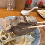 手打ちうどん 上を向いて - 分厚い煮豚美味しすぎる