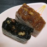 仙台甘仙堂 S-PAL仙台店 - どちらも沢山の胡桃が入ってて柔らかい求肥との食感が楽しいですよ～。