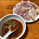 虎一番 - 盛りそば風+チャーシュー