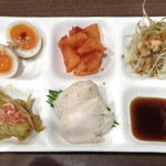 麺匠 マジデ - おまかせおつまみ盛り合わせ（５点）