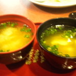 焼肉　三周家 - 味噌汁とたまごスープは飲み放題！（笑）