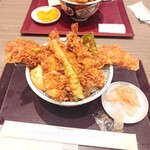 日本橋 天丼 金子半之助 ダイバーシティ東京店 - 