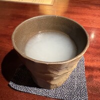 蕎麦懐石 無庵 - そば焼酎（そば湯割り）