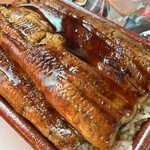 魚玉 - 鰻弁当特上のアップ
