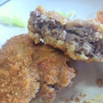 あほだら亭 - メンチカツ断面