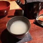 蕎麦懐石 無庵 - そば湯