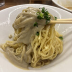 左とう - 蟹味噌の和え玉麺リフト