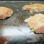 Nanka Monja - 広島焼き、葱焼き、普通のお好み焼き3種類♪