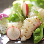 Resutorantsujikawa - 鮮魚の炙りサラダ仕立て
