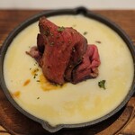 チーズの海に溺れたい - チーズの海に溺れるローストビーフ