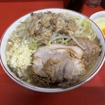 ラーメン二郎  京都店 - ラーメン並　ニンニクアブラ