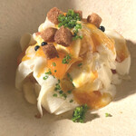 eos - マコモタケ、カルボナーラ