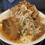 メガ豚パンチ - 味噌二郎 特盛 野菜マシ 1,200円