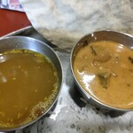 南インド料理 なんどり - ラッサムとコロンブ