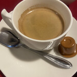 ガフーリオ - ランチのドリンク（ホットコーヒー）