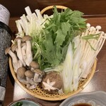 花水木 - 湯豆腐の野菜