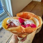 クレープ えんどう - サクッサク！