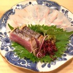 京味 - あこうと、メジマグロ