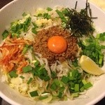 つけ麺 丸和 - えび汐台湾まぜそば