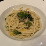 きあっそ - 牡蠣と柚子のアーリオオーリオ　スパゲティ