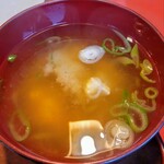 天ぷら家 新琴似店 - お味噌汁❣