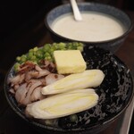 月島もんじゃ もへじ - いか墨もんじゃ